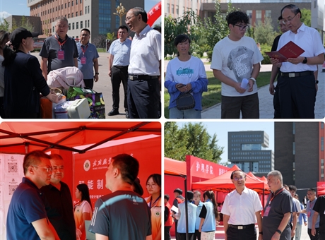 喜迎新同學｜校領導深入新生報到現場、公寓、餐廳走訪慰問新生及家長