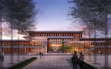 我院一期擴建項目大學生活動中心、2棟學生公寓樓建設(shè)完成主體封頂