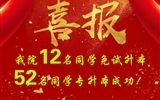 喜報(bào)！我院12名同學(xué)免試升本！52名同學(xué)專(zhuān)升本成功